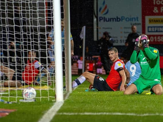 LATE WINNER: Matt Pearson's own goal. Picture by Bruce Rollinson.