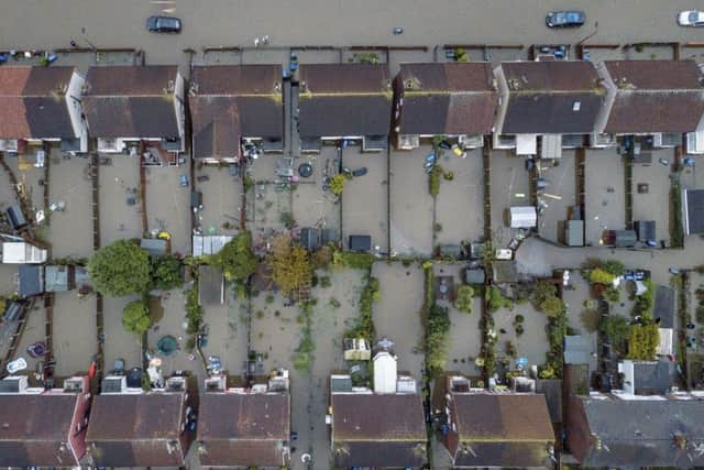 What will Boris Johnson do for these homes in Yarborough Terrace, Doncaster, that were flooded earlier this month?