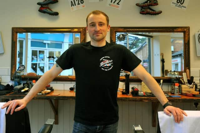 Josh Westwood, owner of Westwood's Barbershop and Social, located in The Arcade, has become one of the first in the country to sign up to the charitable organisation "Barbers Against Blades".