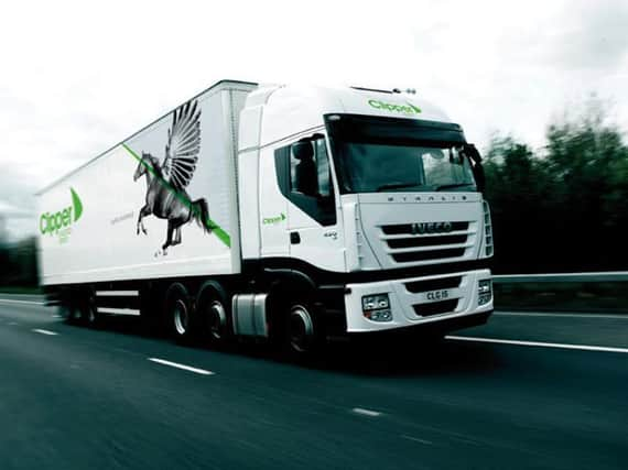 Clipper delivers goods for John Lewis, Marks & Spencer, Asda and Morrisons