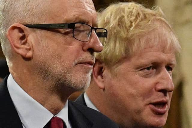 Jeremy Corbyn and Boris Johnson.