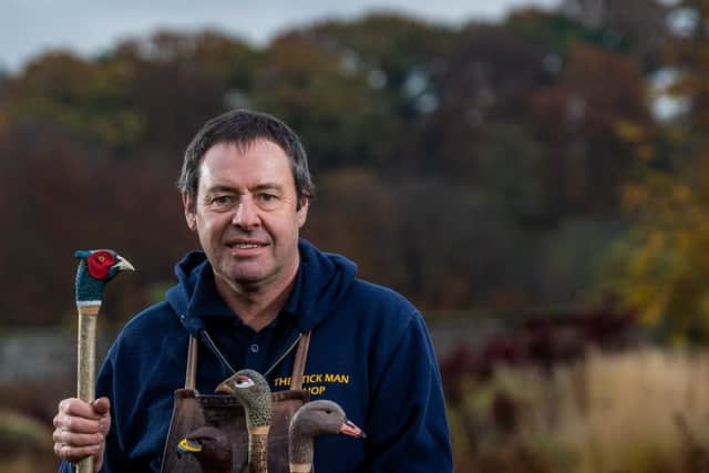 Everyone from farmers to royalty have bought his walking sticks and crooks. (James Hardisty).