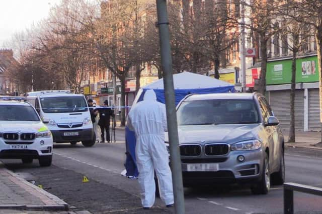 Humberside Police were called to reports of a man in Hessle Road in possession of a firearm in the early hours of Sunday morning.