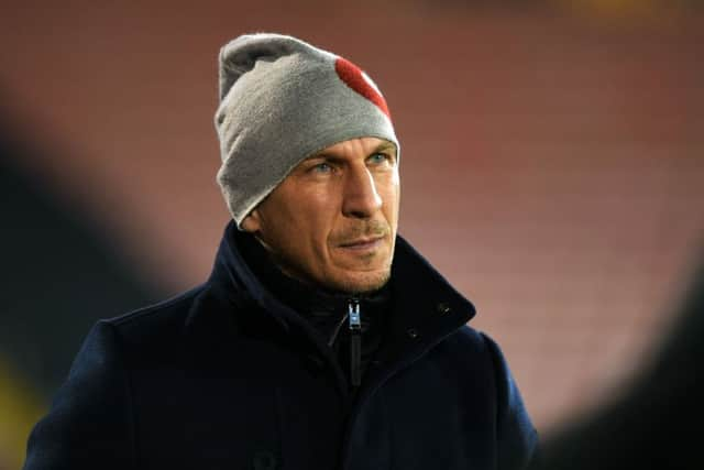 Barnsley's head coach Gerhard Struber.
 (Picture: Jonathan Gawthorpe
)