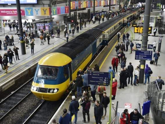 The HST's arrival at Leeds was greeted with delight