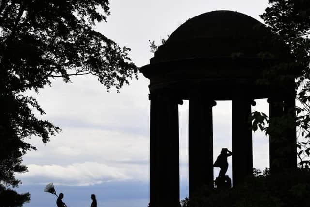 The Wentworth Woodhouse gardens are full of temples and monuments