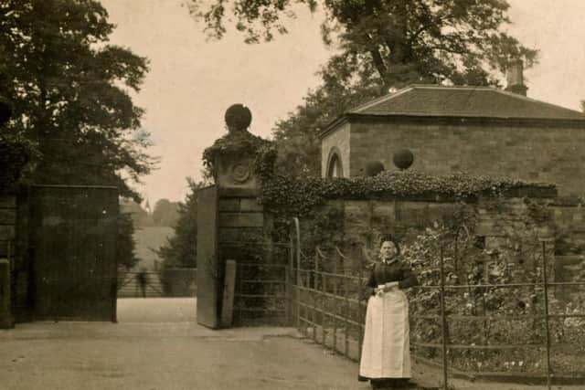 North Lodge, one of the entrance lodges to the estate, in 1905