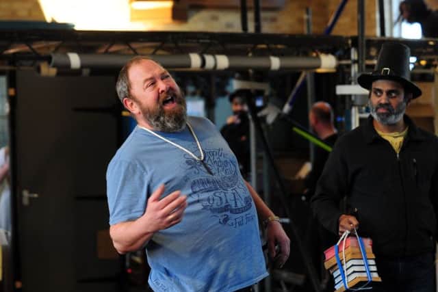 Mark Addy in the performance of the Hypocrite at the Holy Apostles Church, Hull in 2017. Picture by Simon Hulme