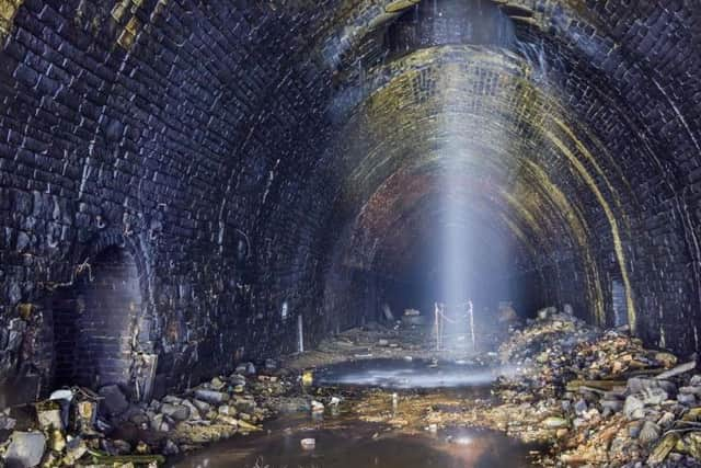 No 2 shaft in the Queensbury Tunnel