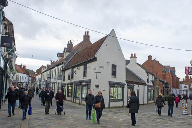 Beverley's pedestrianised streets