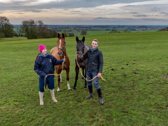 Racing couple Emma Todd and Will Milburn are ready for the first point to point of the new season