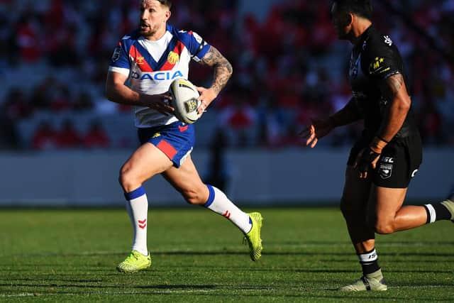 Gareth Widdop in action for Great Britain (SWPix)