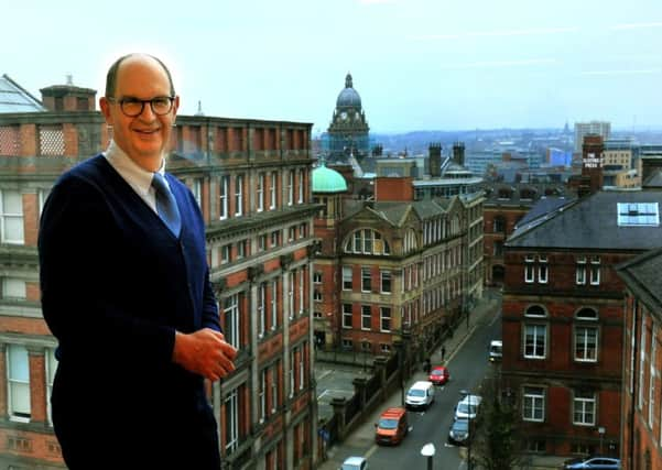 Edward Ziff, chairman and chief executive of Town Centre Securities at his office in the Merrion Centre, Leeds.