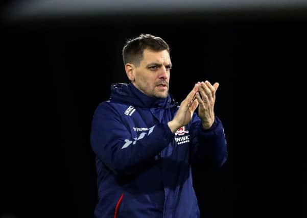 Middlesbrough manager Jonathan Woodgate. Picture: Bradley Collyer/PA