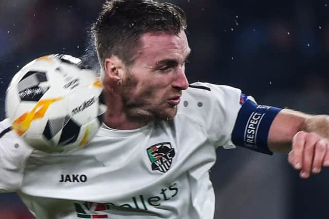 Wolfsberg's Austrian defender Michael Sollbauer could make his debut for Barnsley. (Picture: FILIPPO MONTEFORTE/AFP via Getty Images)