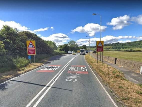 The A629 near Cononley