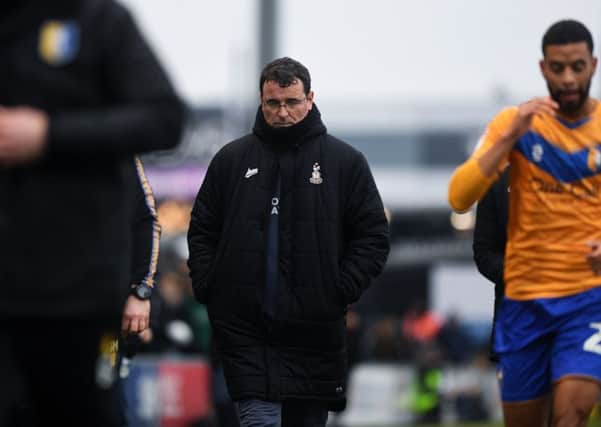 GONE: Bradford City sacked manager Gary Bowyer on Monday. Picture: Jonathan Gawthorpe.