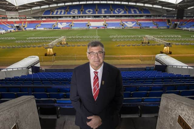 Shaun Wane is unveiled as the new England head coach in Bolton earlier this week. Picture by Paul Currie/SWpix.com