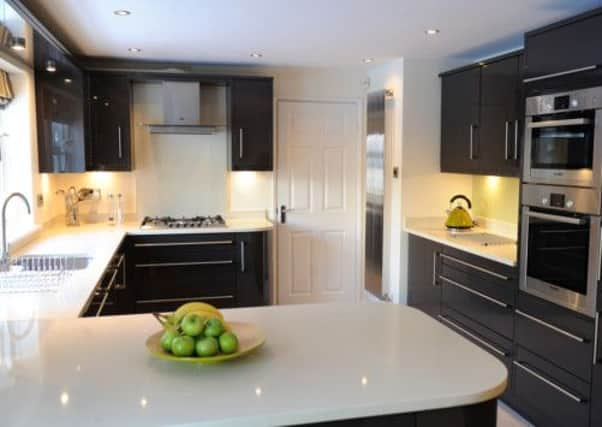 The kitchen at the home of Angela Moore