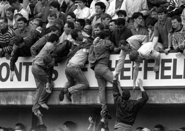 The Hillsborough disaster in 1989