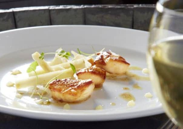 Scallops and Celeriac Puree