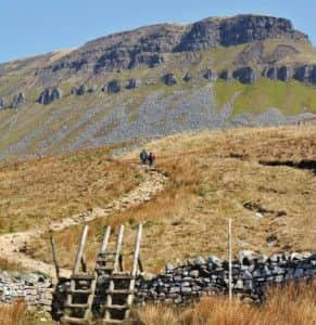 Walking at Malham Cove