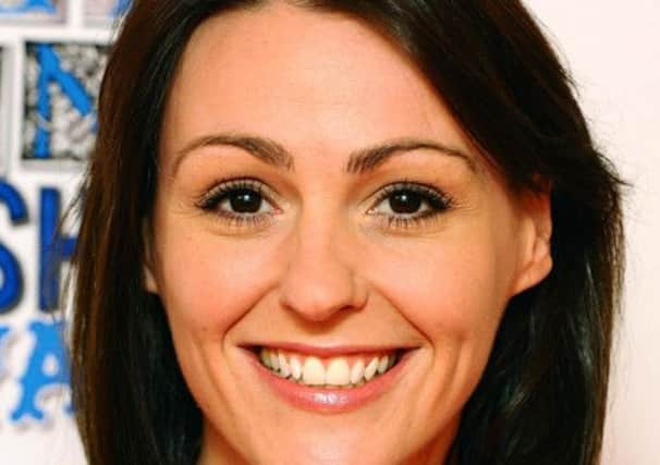 Suranne Jones and below in Beautiful Thing