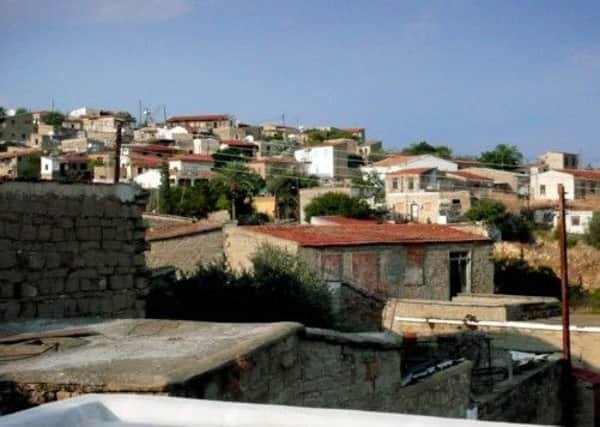 A view across the village of Tochni, Cyprus