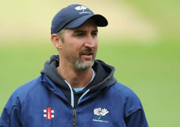 Yorkshire head coach Jason Gillespie