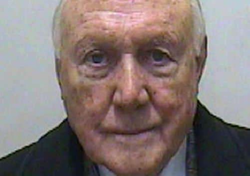 Police mugshot of Stuart Hall