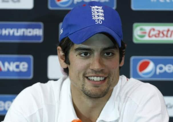 England's captain Alastair Cook.