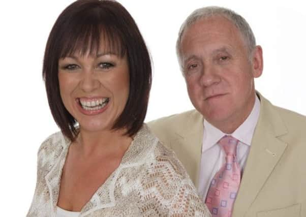 Christa Ackroyd with her former Look North partner Harry Gration.