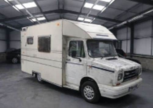 A police image of the camper van.