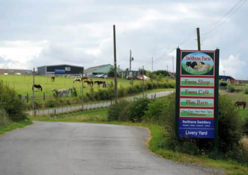 Scene of the tragedy: Swithens Farm on Swithens Lane, Rothwell, Leeds