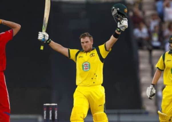 Australia's Aaron Finch