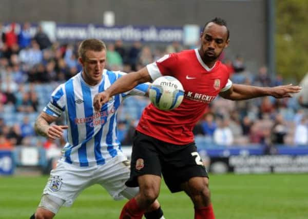 Huddersfield's Peter Clarke.