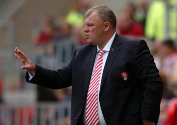 Rotherham United manager Steve Evans.