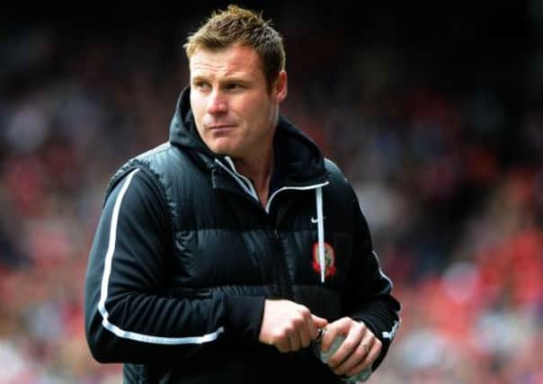 Barnsley manager David Flitcroft.