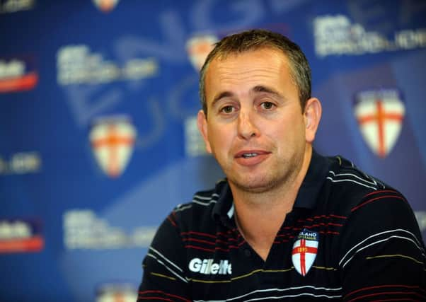 England Rugby League Head Coach Steve McNamara.