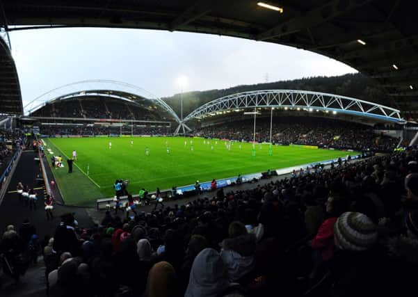 The John Smith's Stadium.