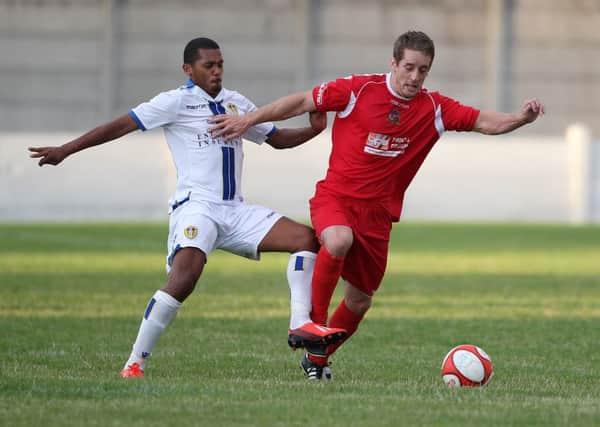 Ryan Hall on an outing with Leeds under-21s