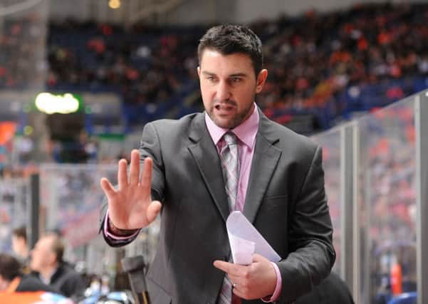 FAMILIAR FACE: Former Steelers' coach Ryan Finnerty hosts his former club at Braehead on Saturday night.