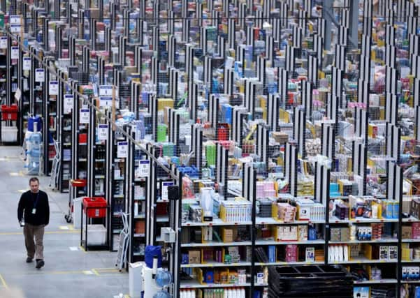 The  Amazon fulfilment centre in Peterborough