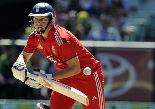 England's Gary Ballance bats against Australia. (AP Photo/Andy Brownbill)