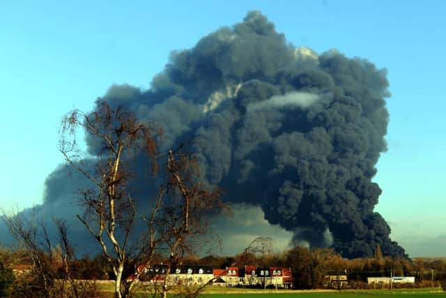 The scene at the ryecycling plant near Sherburn-in-Elmet. Picture : Jonathan Gawthorpe