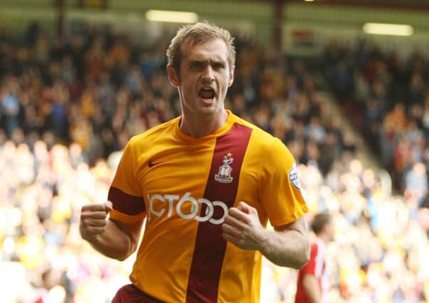 James Hanson equalised for Bradford.