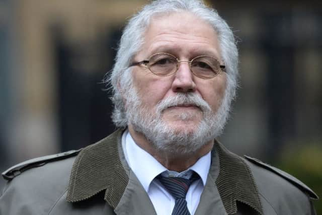 Dave Lee Travis arrives at Southwark Crown Court