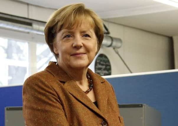 German Chancellor Angela Merkel