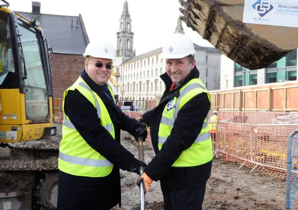 Roger Marsh, LEP Chairman, and Martin Smout, Executive Chairman of the GB Group.