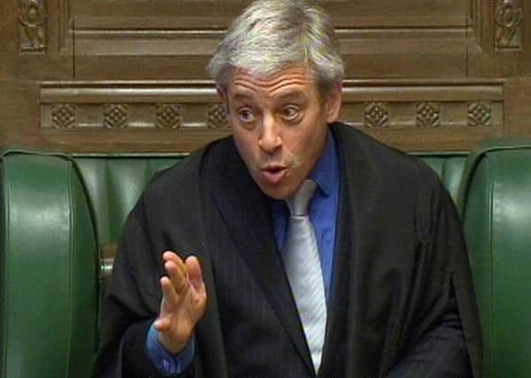 Commons Speaker John Bercow PA/PA Wire